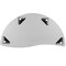 Flash Furniture Half Round 30 W, 60 L, 25.25 H, Chrome, Laminate, Particleboard, Steel, Wood Grain XU-A60-HCIRC-OAK-T-P-GG - alternate 7